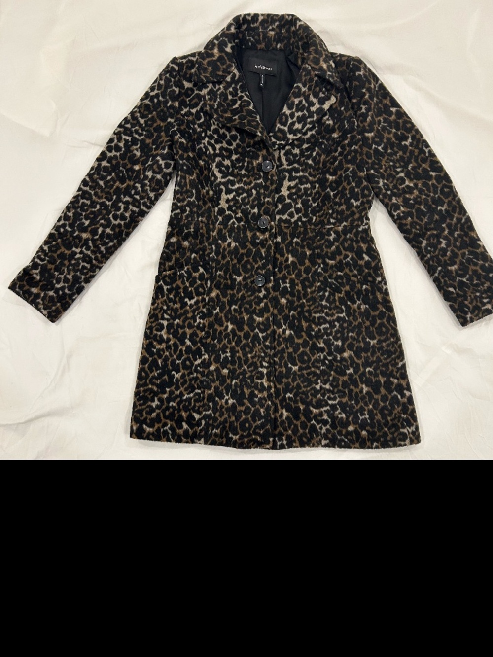 Le Chateau Leopard Print Coat